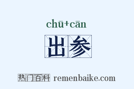 出参是什么意思的图片